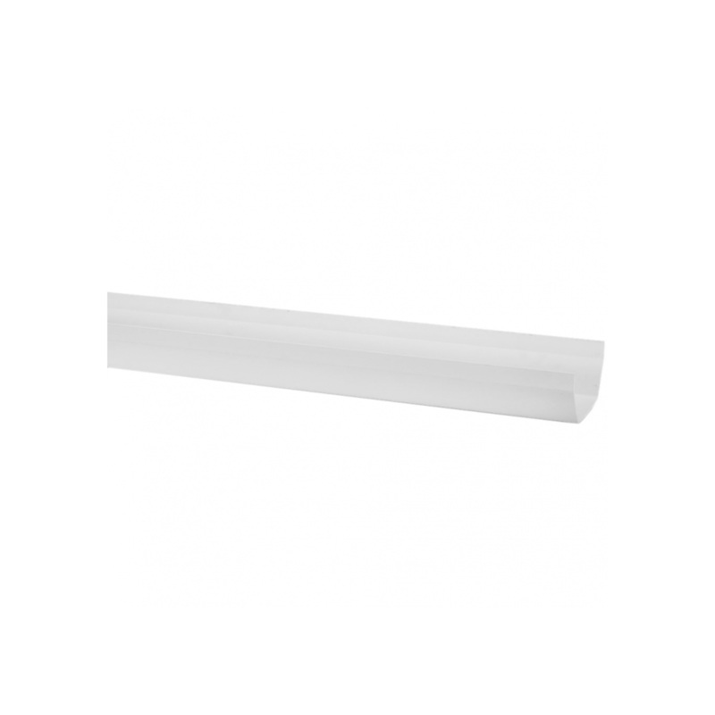 112mm x 4m Square Gutter – Polypipe (White) – RS201W