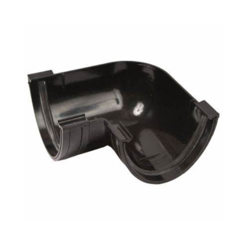 117mm Deepflow Gutter Special Angle – Polypipe (Black)  RD595B