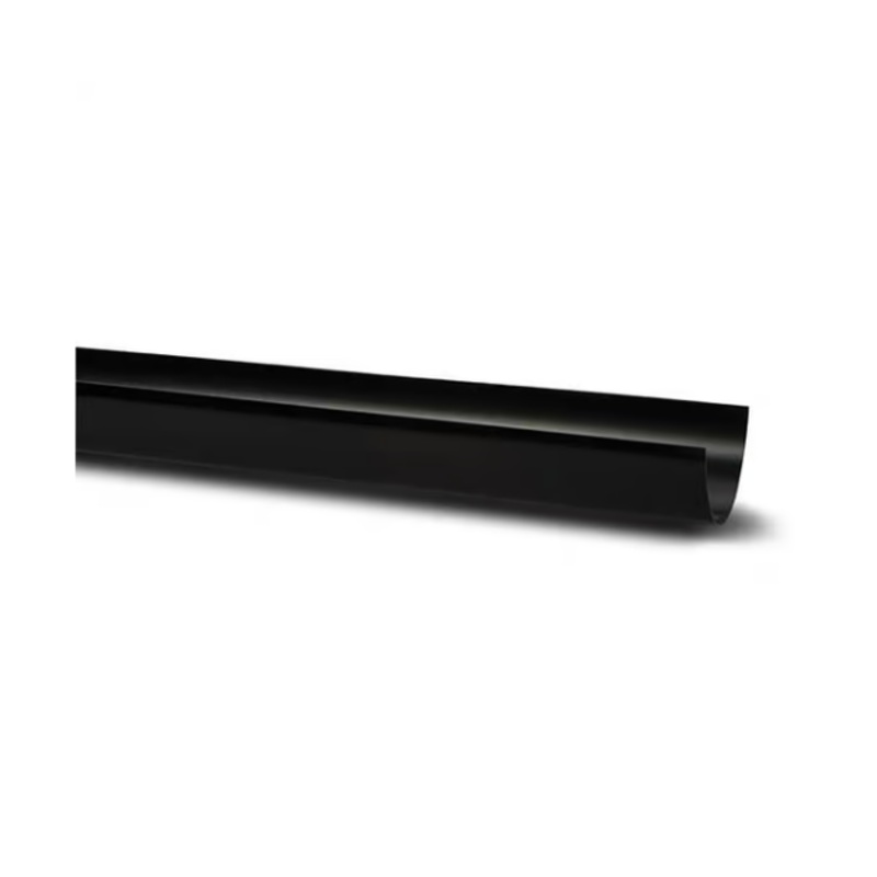 117mm x 3M Deep Gutter – Polypipe Waste System (Black)  RD500B