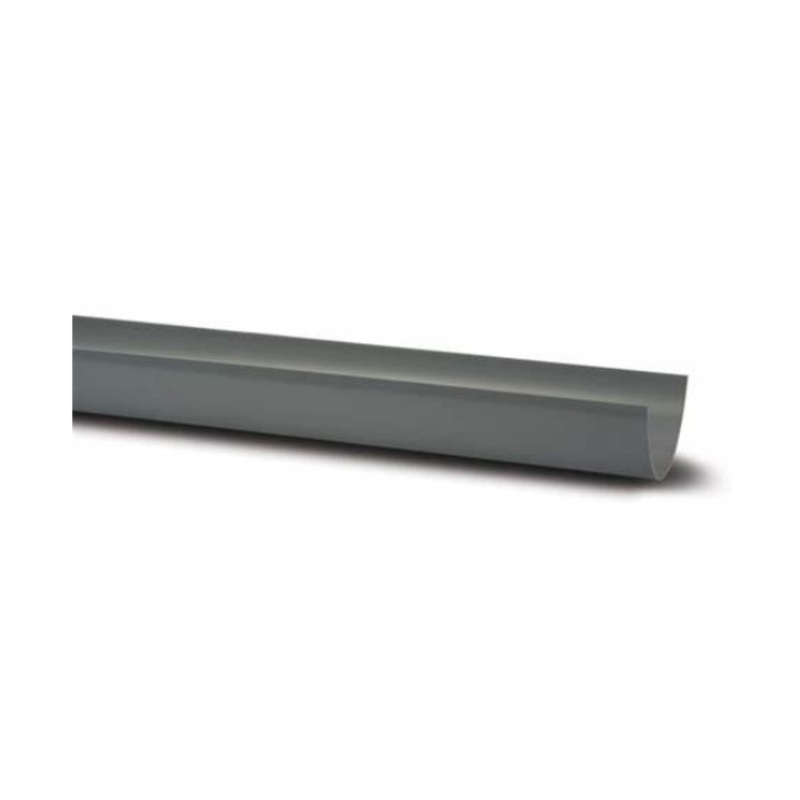 117mm x 4M Deepflow Gutter – Polypipe (Grey)  RD501G