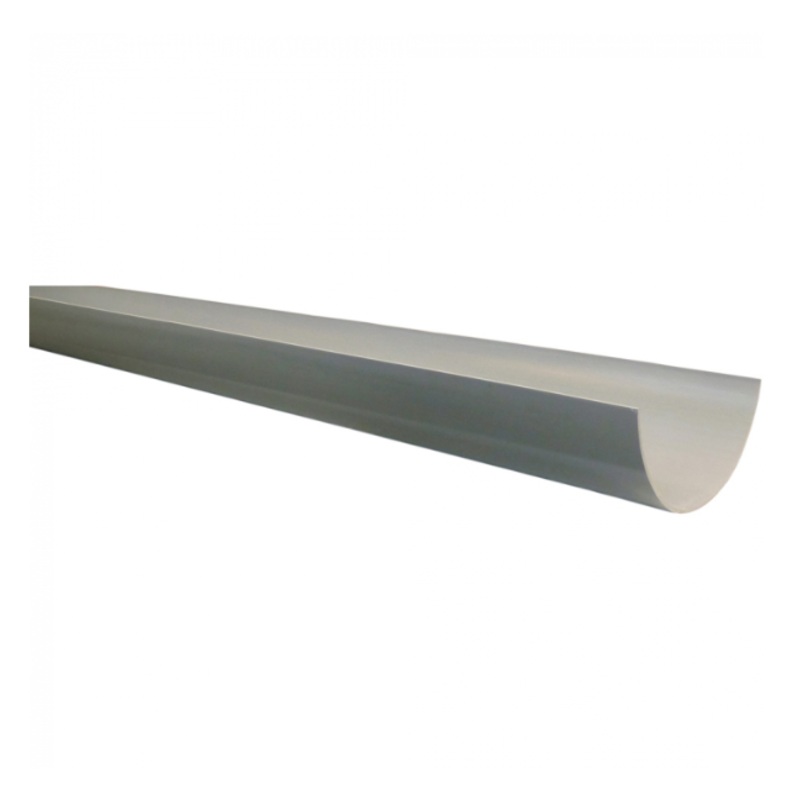 150mm x 4M Half Round Gutter – Polypipe (Grey)  RL601G