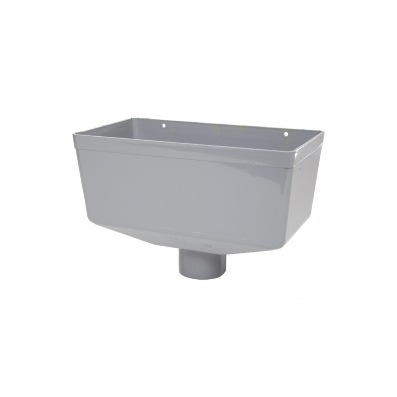 280mm x 157mm x 145mm Hopper Head Medium – Polypipe (Grey) – RR140G