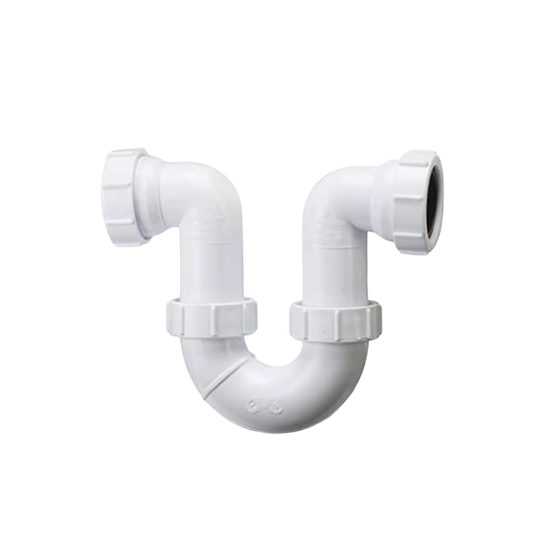 40mm Running Trap – Polypipe Waste System (White)  PRT2D