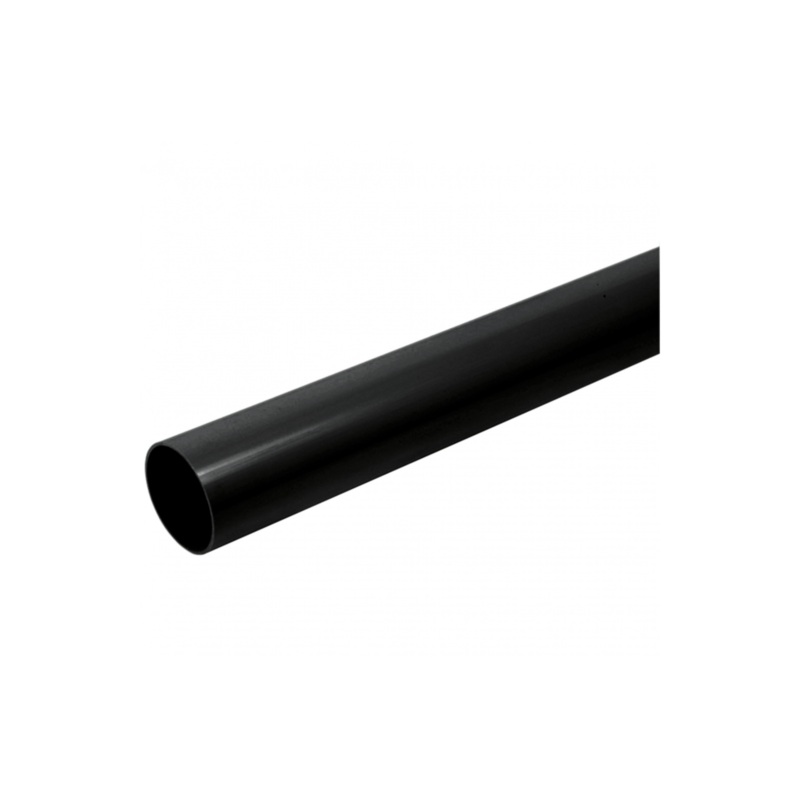 50mm x 2m Mini Round Down Pipe – Polypipe (Black) – RM350B