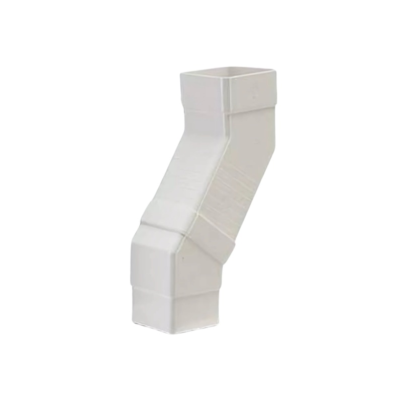 65mm Adjustable Offset Bend Square Down Pipe – Polypipe (White) – RS237W