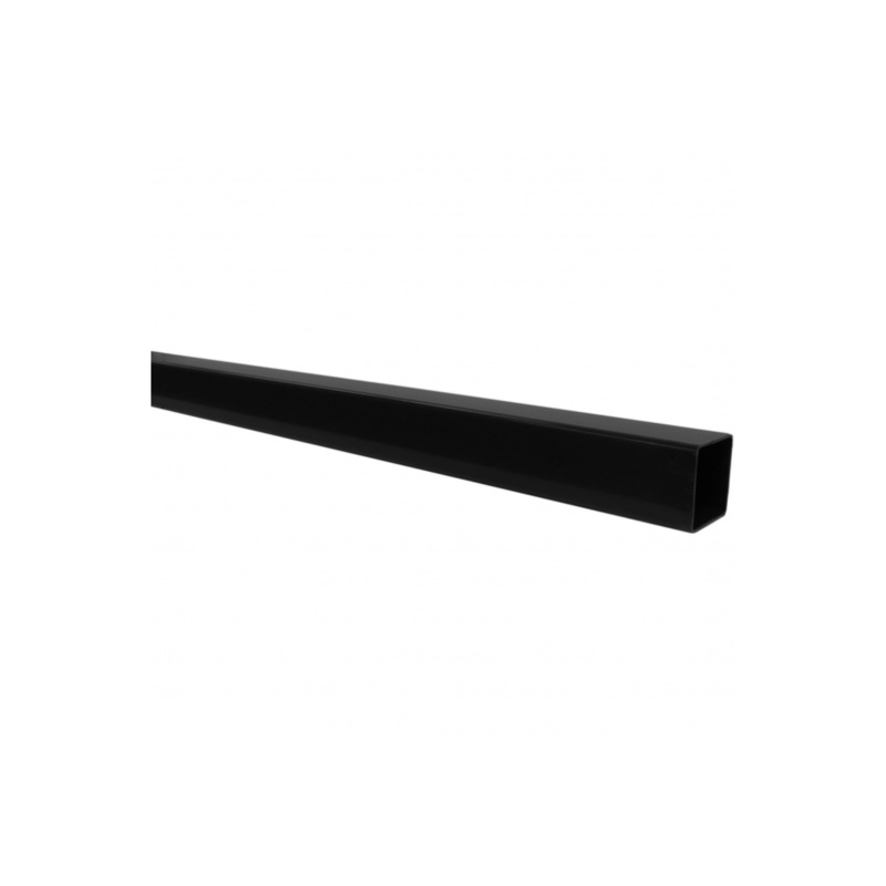 65mm x 2.5m Square Down Pipe – Polypipe (Black) – RS221B