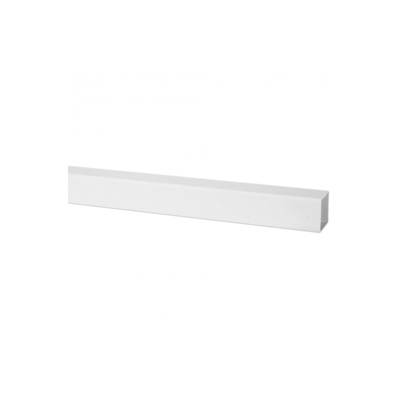 65mm x 2.5m Square Down Pipe – Polypipe (White) – RS221W