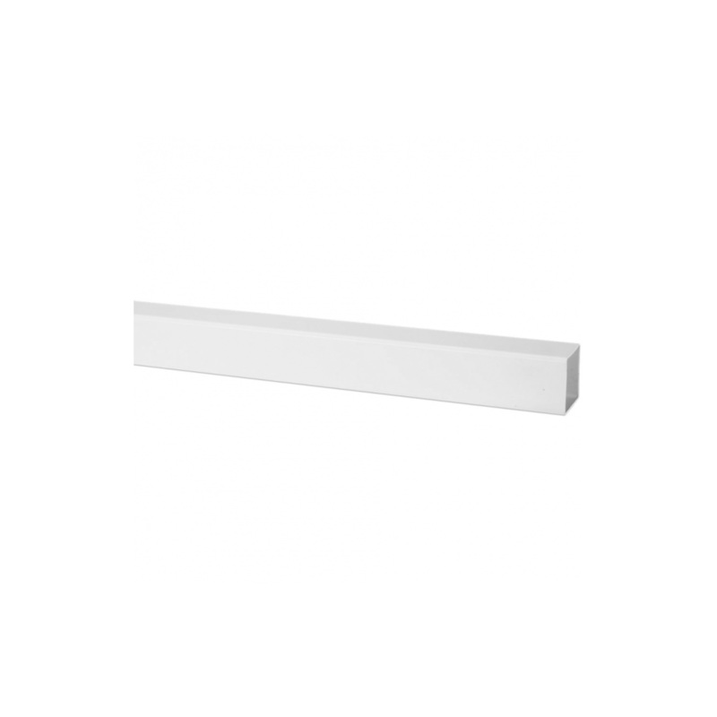 65mm x 4m Square Down Pipe – Polypipe (White) – RS223W