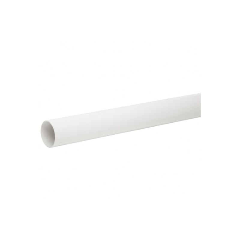 68mm x 2.5m Round Down Pipe – Polypipe (White) – RR121W
