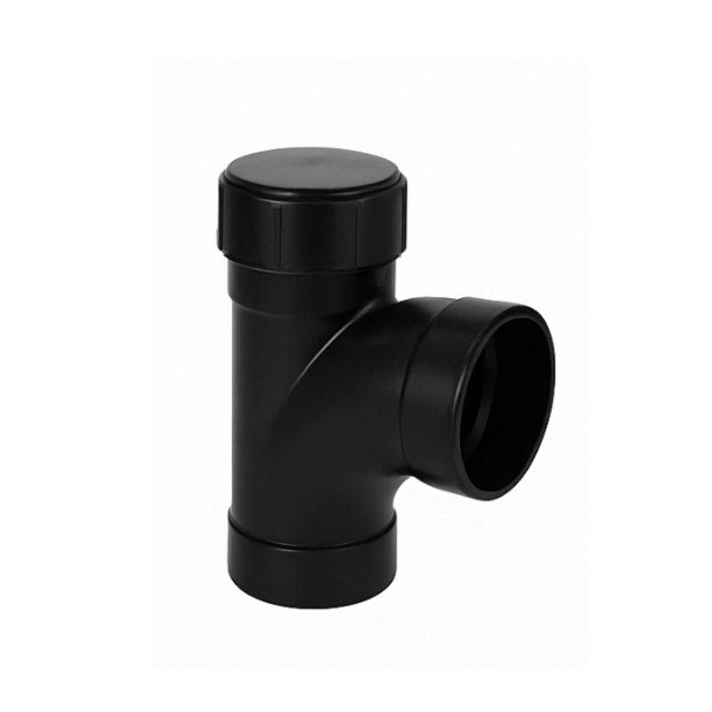 82mm x 92.5 Access Bend Soil System – Polypipe (Black)  SWA92B
