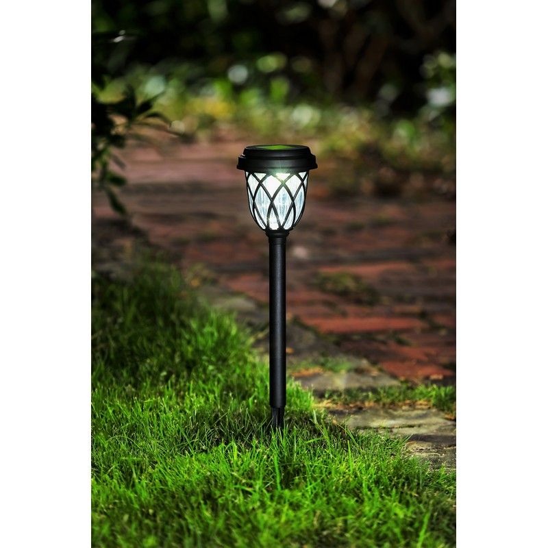 Solar Garden Stake Light White LED – 42cm by Bright Garden