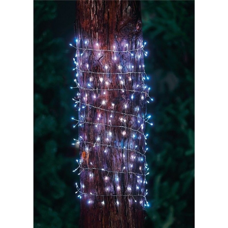 Solar Garden String Lights Decoration 240 White LED – 7.7m by Bright Garden