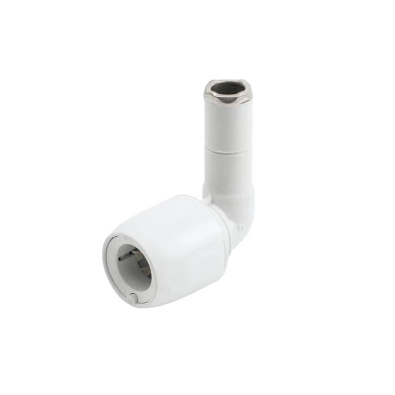10mm Hep2O Spigot Elbow – Wavin (White) – HD4/15W