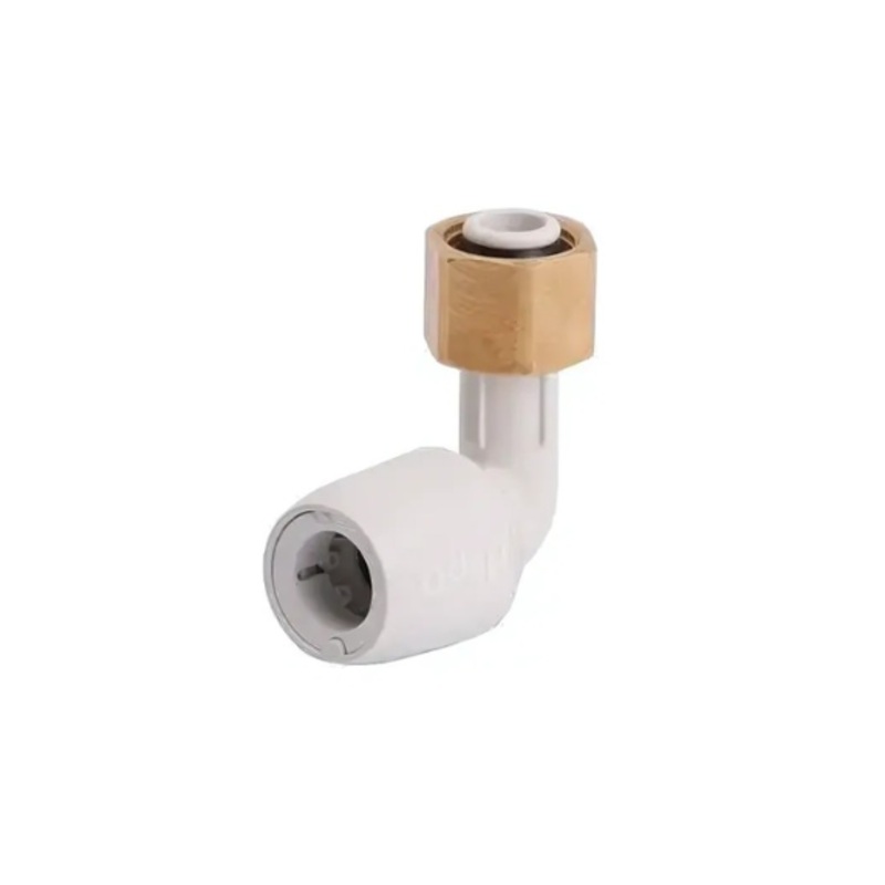 15mm x  Hep2O Bent Tap Connector – Wavin (White) – HD27/15W