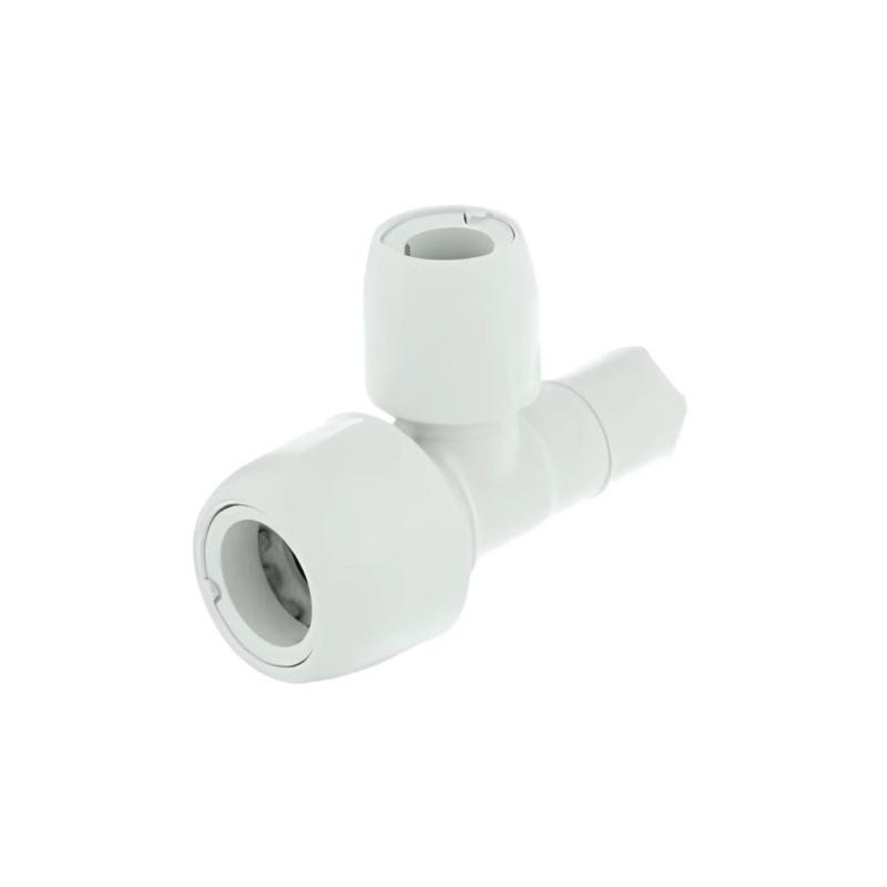 15x15x10mm Hep2O Branch Spigot Reducing Tee – Wavin (White) – HD15/15W