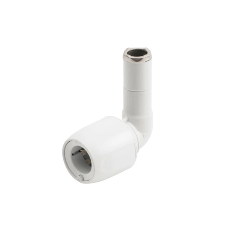 22mm Hep2O Spigot Elbow – Wavin (White) – HD4/22W