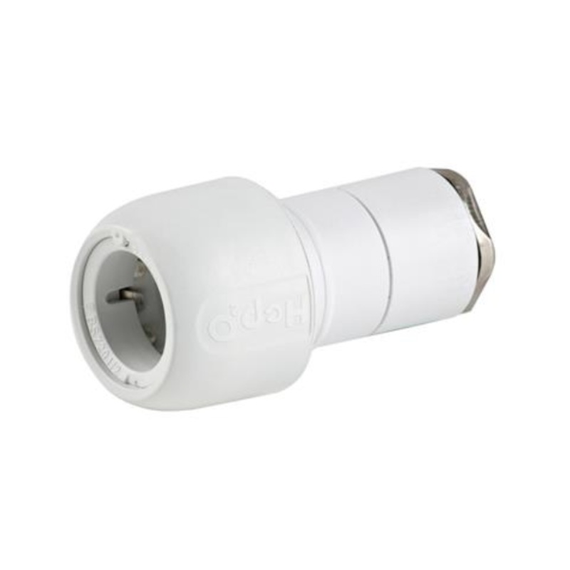 22mm Hep2O Straight Coupler (White) – Wavin – HD2/22W