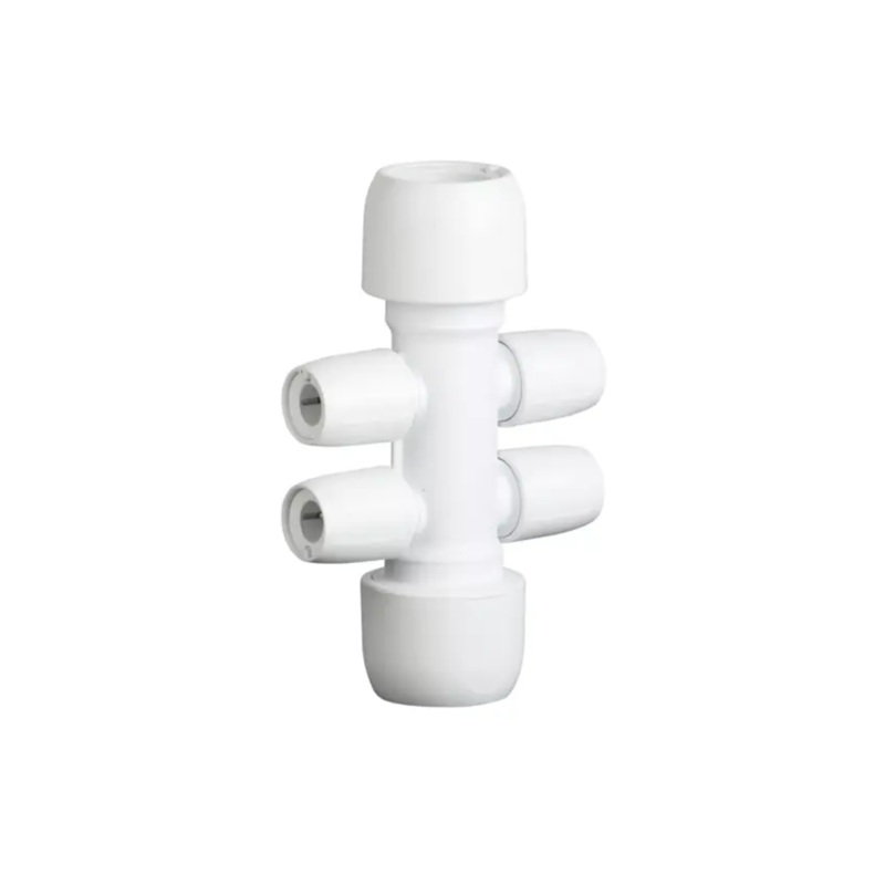 22mm X 10mm Hep2O 2 x 2 Port Manifold Socket x Socket – Wavin (White) – HX94B/22W