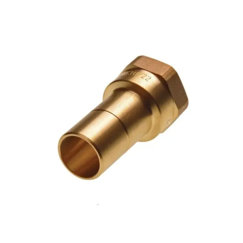 22mm x 3/4 Hep2O Female Iron Adaptor – Wavin (Brass) – HX30/22W
