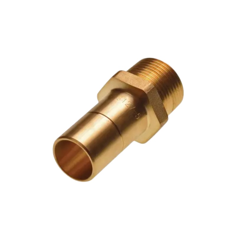 22mm x 3/4 Hep2O Male Iron Adaptor – Wavin (Brass) – HX31/22W