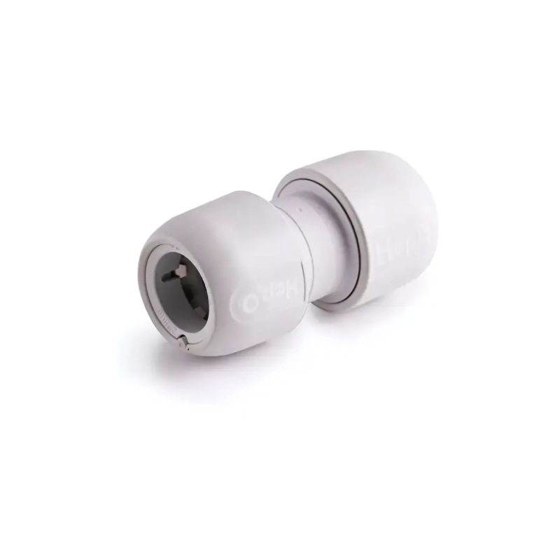 28mm Hep2O Straight Coupler – Wavin (White) – HD1/28W