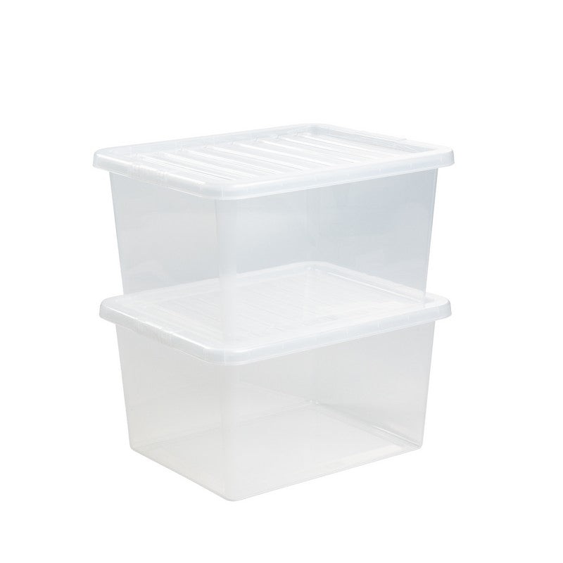 Plastic Storage Box 37 Litres – Clear Crystal by Wham