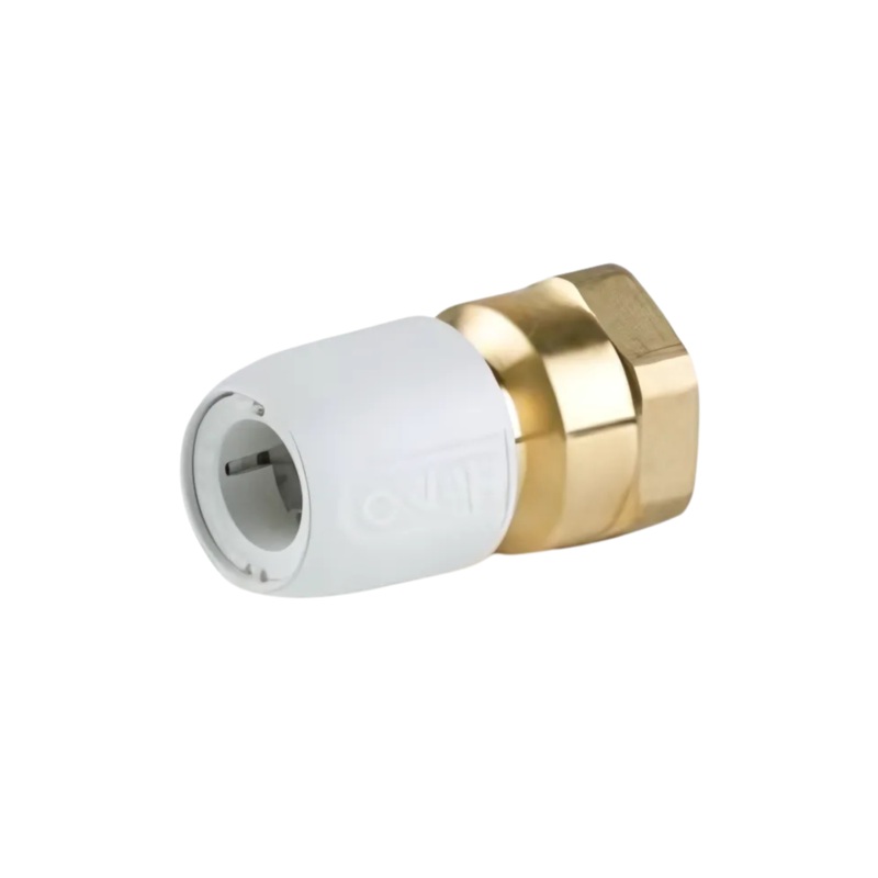 x 15mm Hep2O Brass Adaptor FemaleBSP Push-Fit – Wavin (White) – HX24/15W