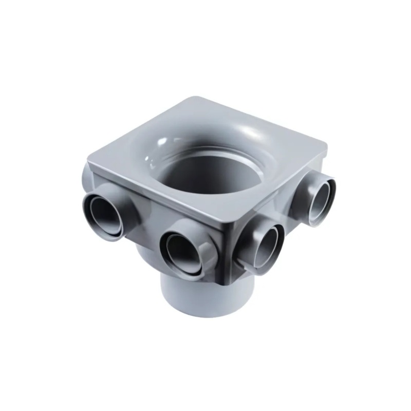 110mm Osma Soil 6 Boss Manifold – Wavin (Grey) – 4S597G