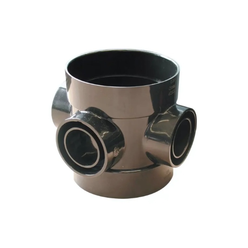 110mm OsmaSoil D/SW Short Bossed Pipe – Wavin (Black) – 4S588B