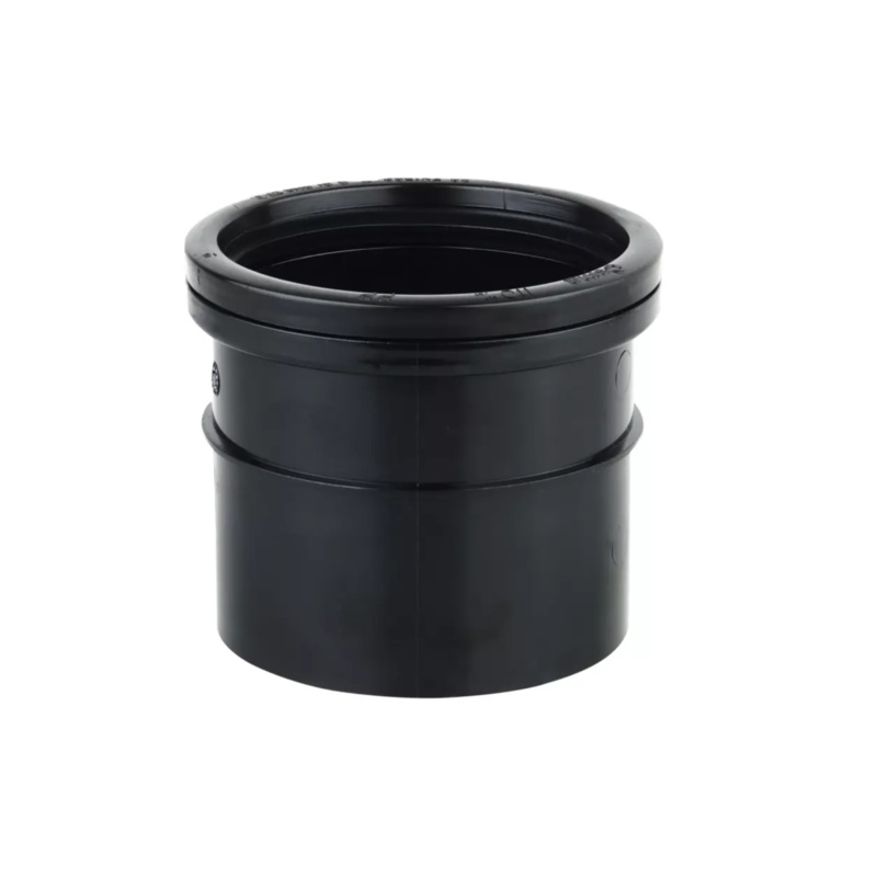 110mm OsmaSoil Soil/Sanitary Single Socket – Wavin (Black) – 4S124B