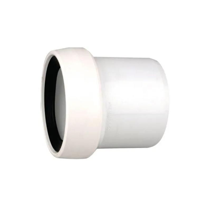 110mm x 90 OsmaSoil Plain Ended WC Connector – Wavin (White) – 4S771W