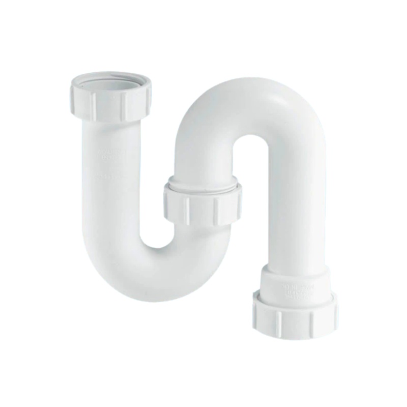 32mm x 1.1/4 Osma Waste Tubular S-Trap – Wavin (White) – 4V803W