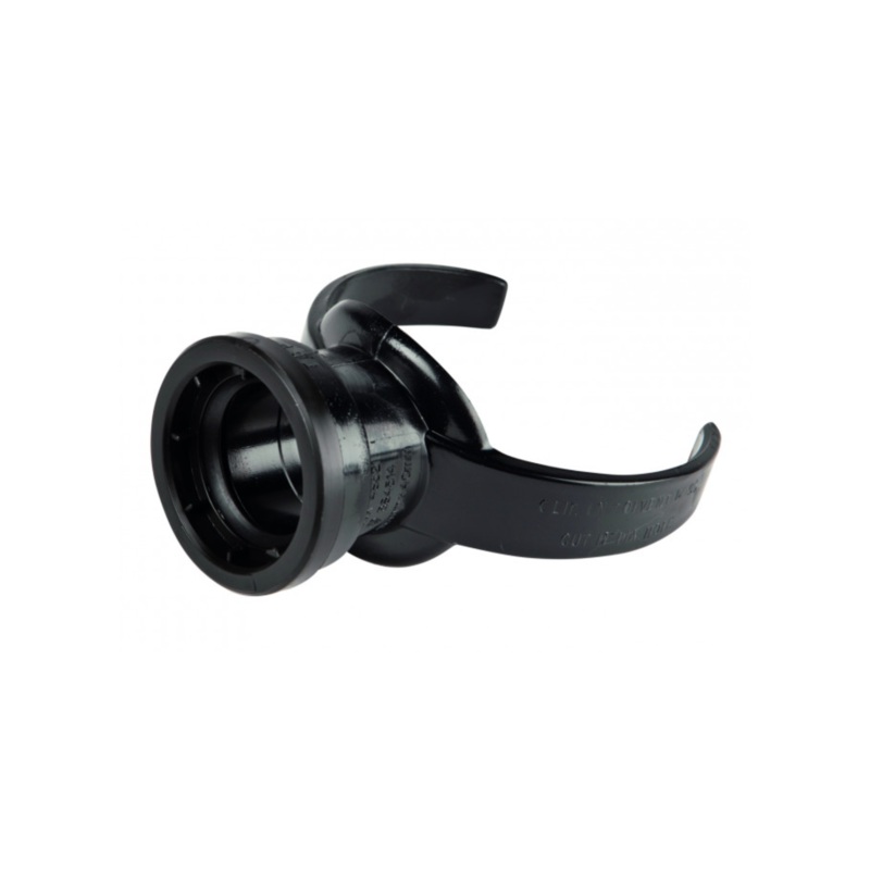 40 x 110mm Osma Soil Clip Boss – Wavin (Black) – 4S321B
