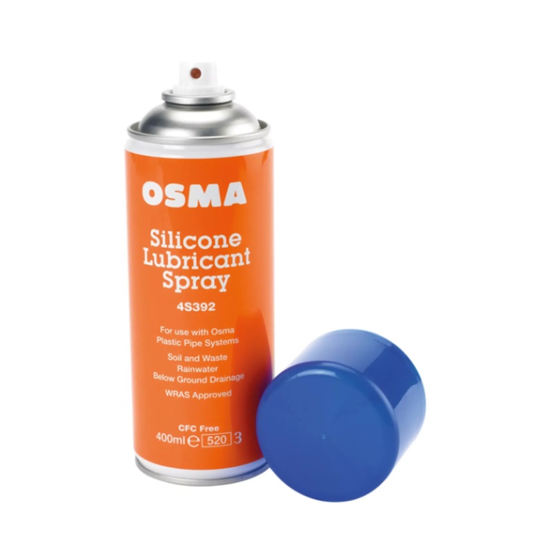 400ml  OsmaSoil Silicone Lubricant Spray – Wavin (Clear) – 4S392
