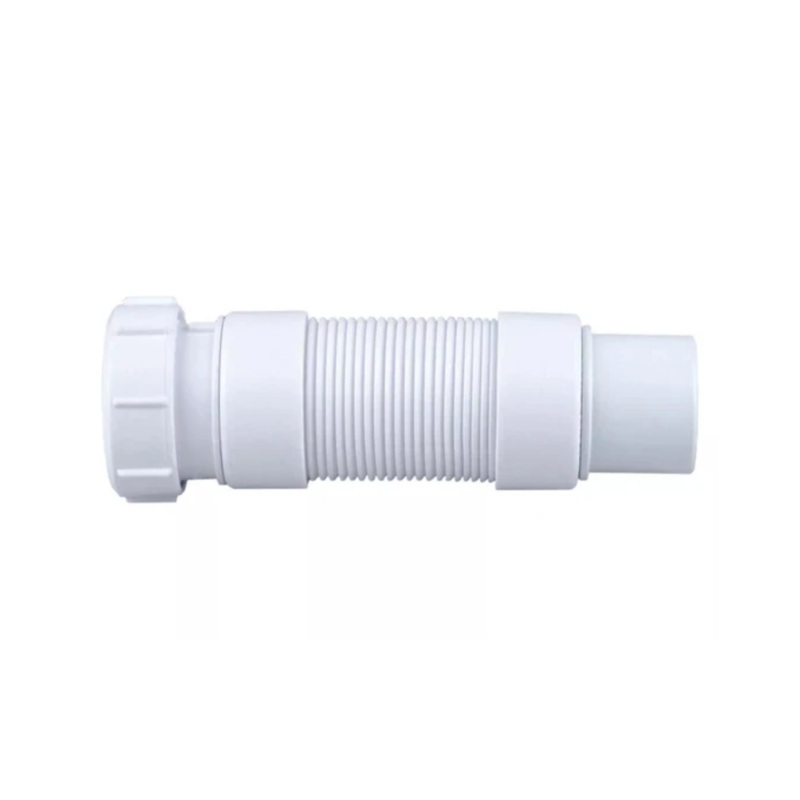 40mm 165290mm Osma Spigot Flexible Waste Connector Extendable – Wavin (White) – 5V902W