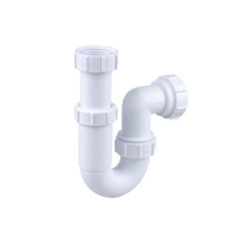 40mm Osma Waste Adjustable Tubular Trap – Wavin (White) – 5V807W