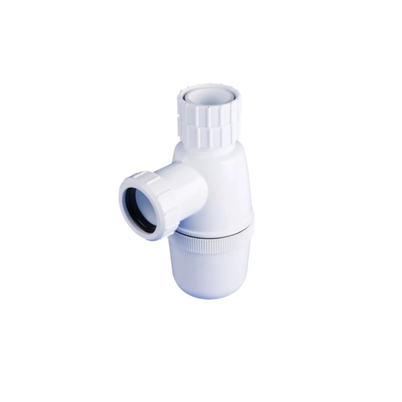 40mm x 75mm Osma Adjustable Bottle Trap with Water Seal – Wavin (White) – 5V808W