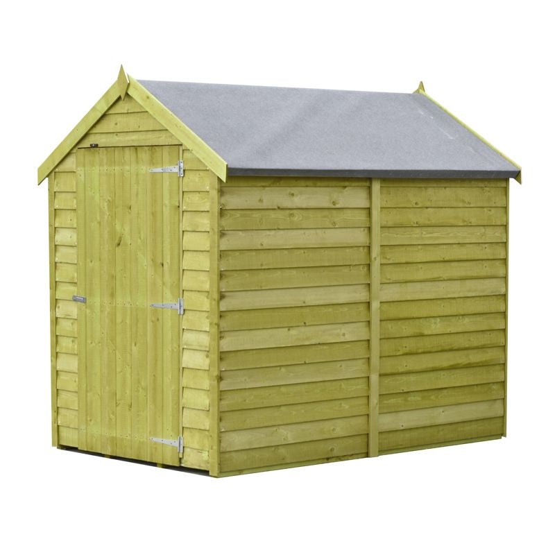 Shire Canterbury 4′ 5 x 6′ 3 Apex Shed – Premium Pressure Treated Overlap