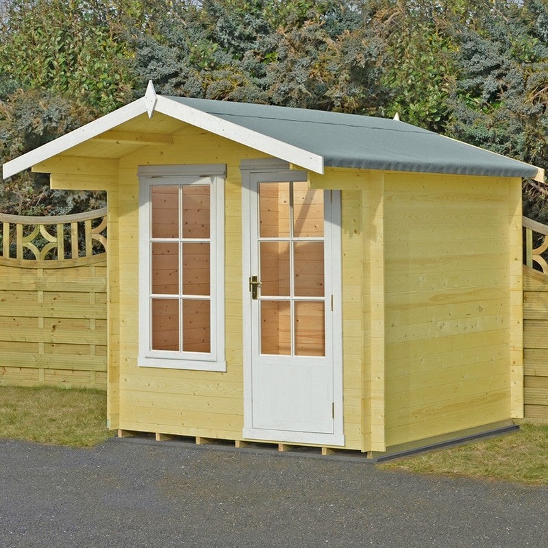 Shire Crinan 9′ x 9′ Apex Log Cabin – Budget 19mm Cladding Tongue & Groove