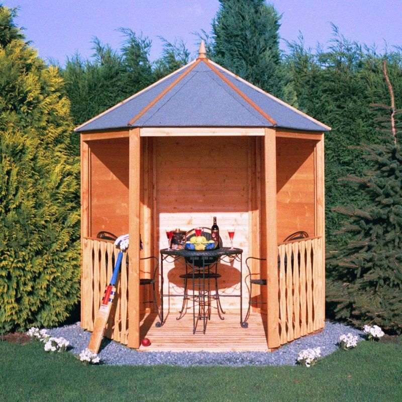 Shire Gazebo Garden Arbour (7′ x 6′)