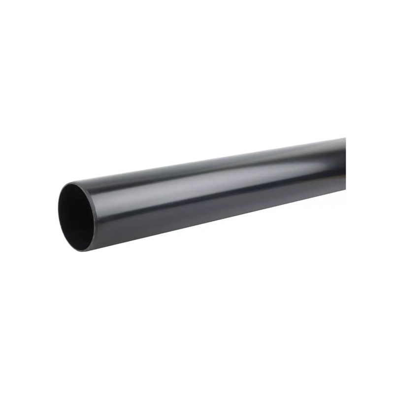 110mm 4m OsmaSoil PlainEnded Pipe – Wavin (Black) – 4S074B