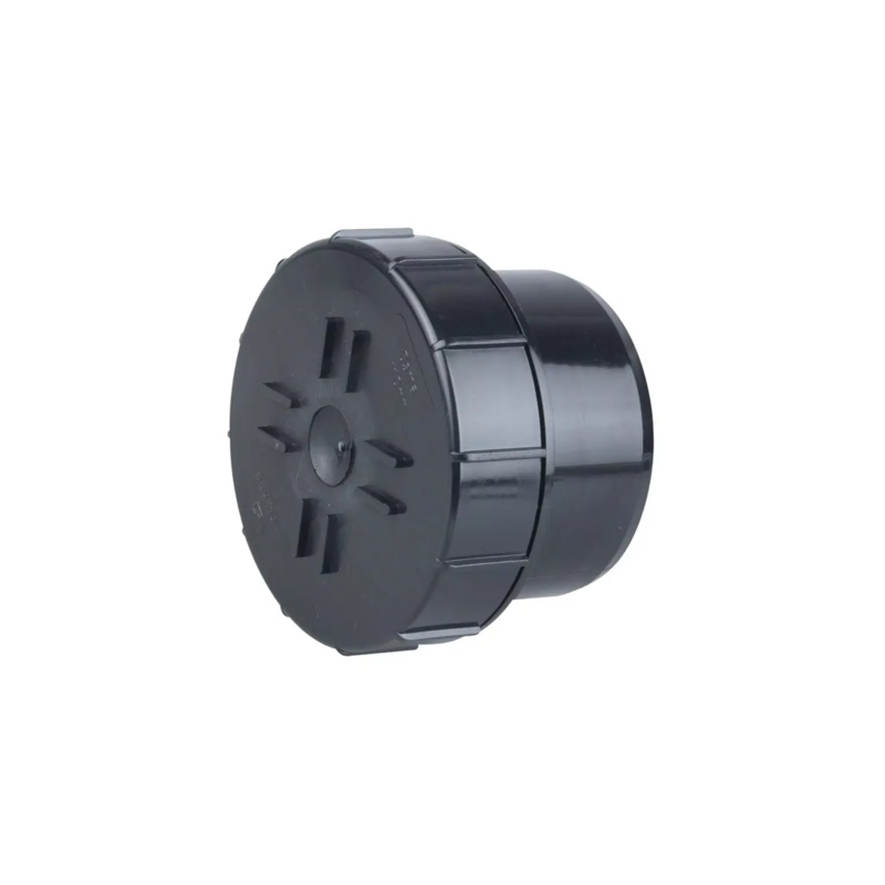 110mm OsmaSoil Plain Ended Access Plug (Black) – 4S292B