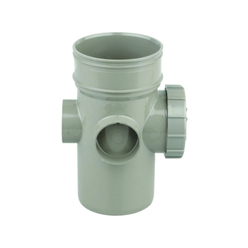 110mm OsmaSoil Ring-Seal System Bossed Access Pipe – Wavin (Olive)  4S574E