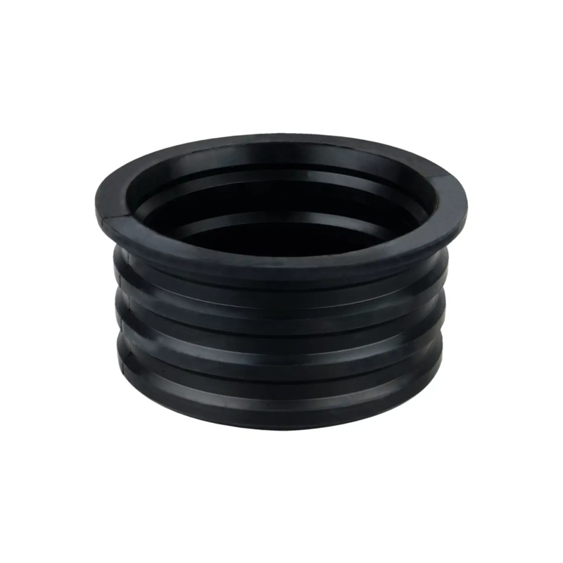 110mm OsmaSoil Sock-to-Cast-Iron Connector – Wavin (Black) – 4S206G