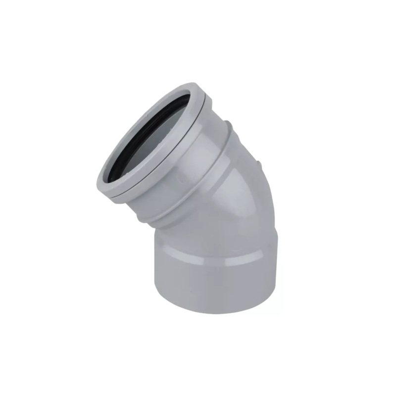 110mm x 45 OsmaSoil Ring Seal SW/S Bend – Wavin (Grey)  4S363G