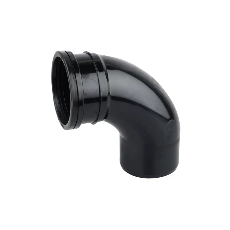 110mm x 87.5 OsmaSoil RingSeal SingleSocket Bend – Wavin (Black)  4S161B