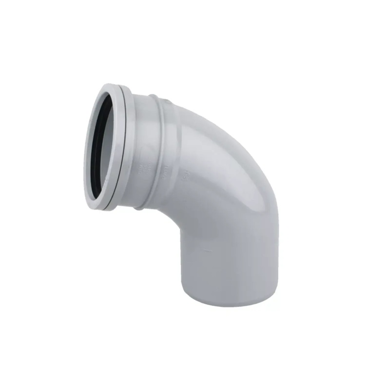 110mm x OsmaSoil RingSeal SingleSocket Bend – Wavin (Grey)  4S164G