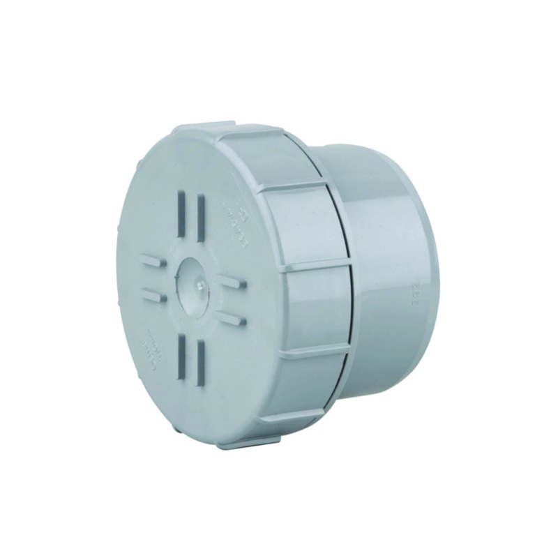 160mm  OsmaSoil Plain-Ended Access Plug – Wavin (Grey) – 6S292G
