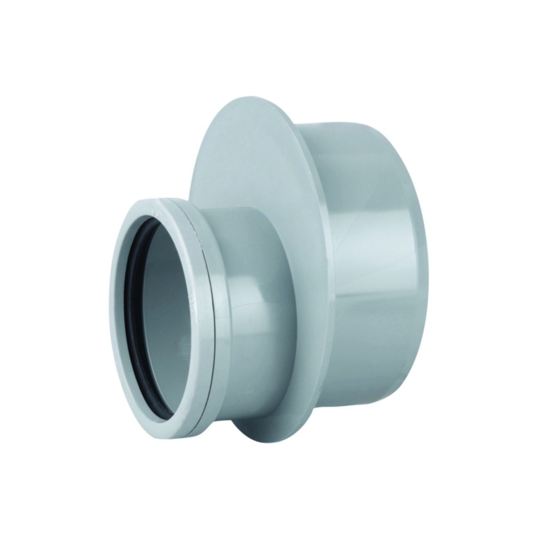 160mm x 110mm OsmaSoil Ring-Seal Single Socket Reducer – Wavin (Grey) – 6S099G