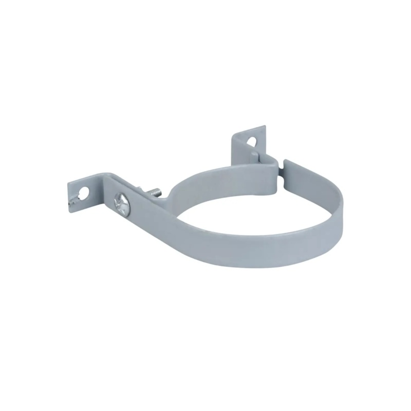 82mm OsmaSoil PVCU Pipe/Socket Bracket – Wavin (Grey) – 3S084